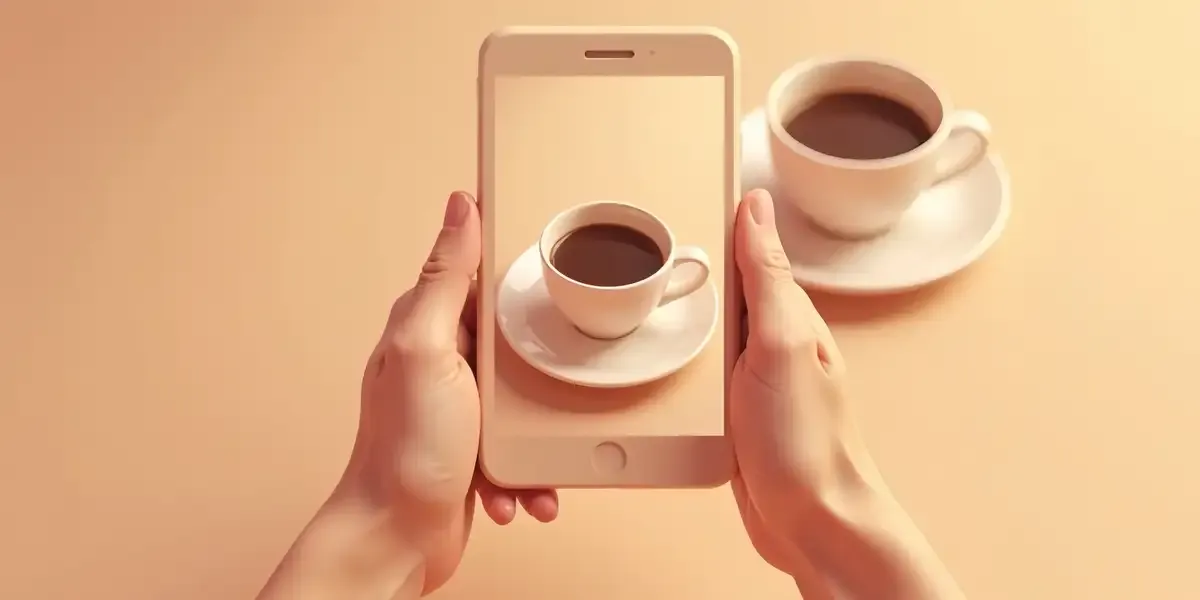 آموزش گرفتن فال قهوه آنلاین با دوربین گوشی